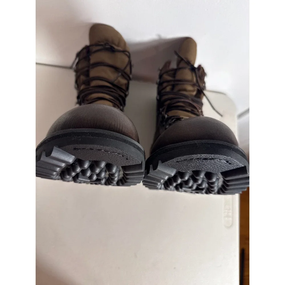 Cabelas Mens Gore-Tex Hunting Boots Brown Leather Waterproof Hiking 8000057